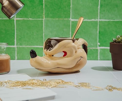 Miniatura 9 de Silver Buffalo Looney Tunes Wile E. Coyote - Taza de cerámica esculpida en 3D, taza de café grande para expreso, té, capacidad para 20 onzas