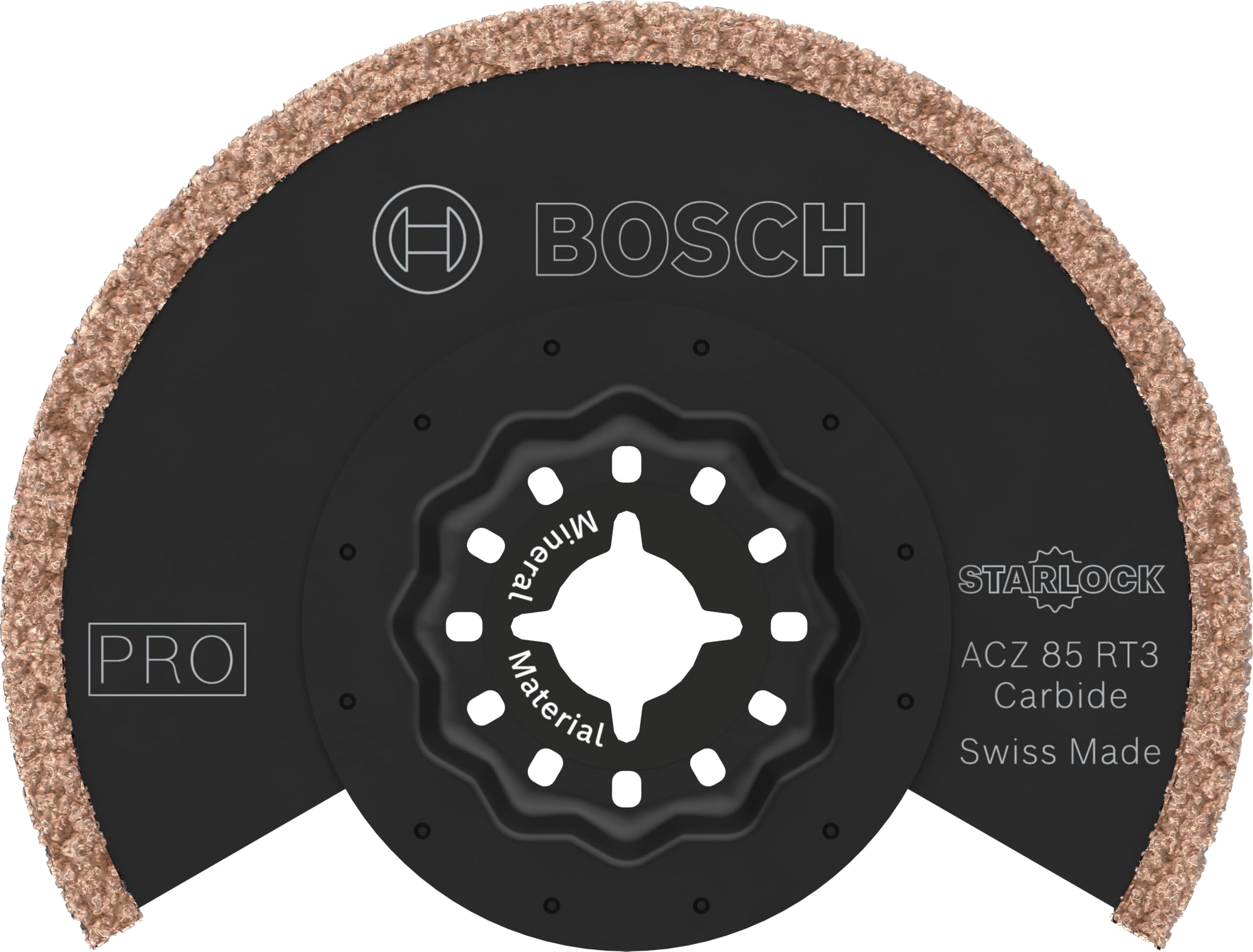 Bosch Bosch 10x PRO Multi Material ACZ 85 RT3 Multitool Blade (for Mortar, Aerated Concrete, Ø 85 mm, Professional Accessory Multitool