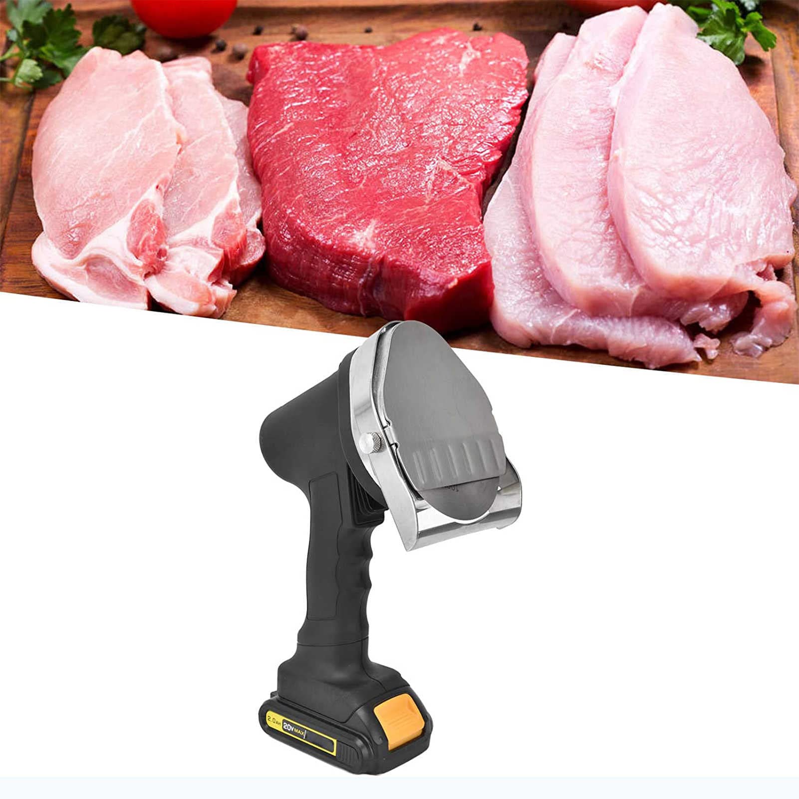 Cuchillo eléctrico para kebab, máquina cortadora de carne automática e inalámbrica, rebanadora de carne sin esfuerzo con la rebanadora eléctrica de kebab.
