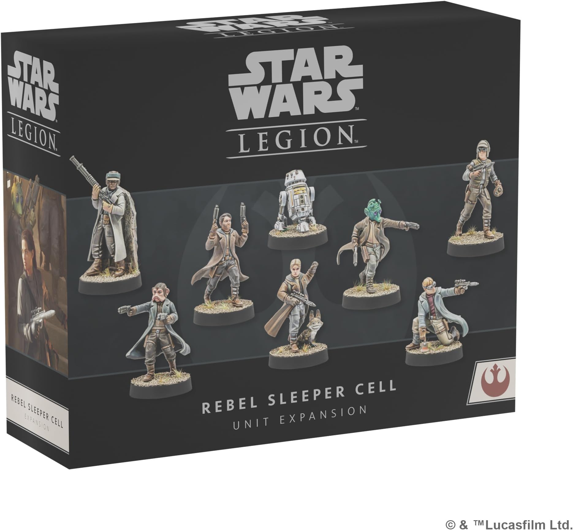 Star Wars: Legion Rebel Sleeper Cell Unit Expansion - Strike from The Shadows! Tabletop Miniatures Strategy Game, Ages 14+, 2 Players, 3 Hour Playtime, Made by Atomic Mass Games