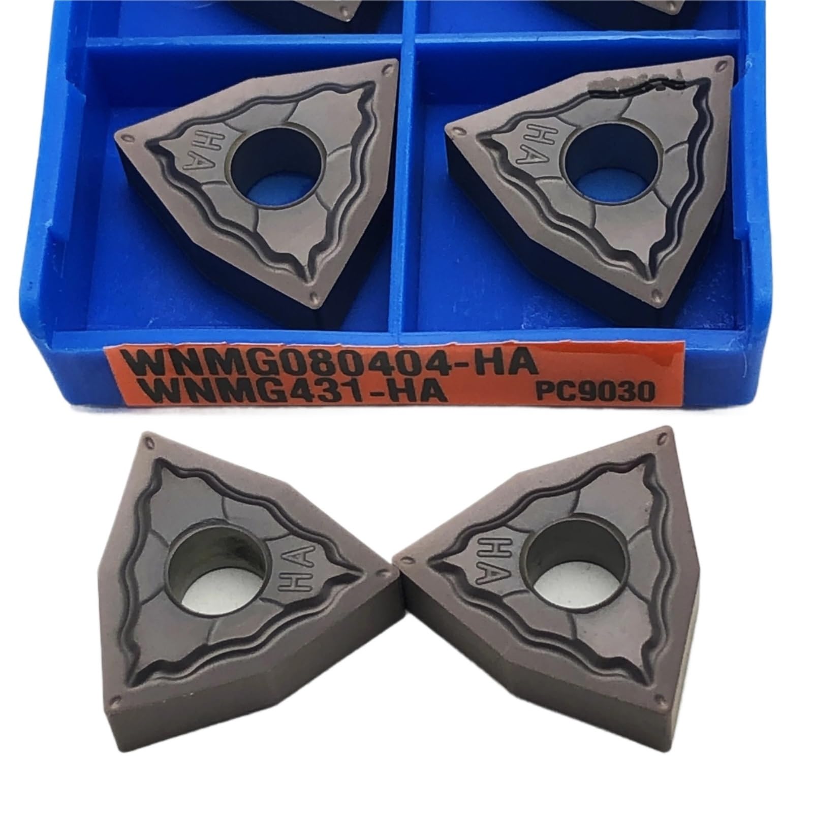 10 SZTUK WNMG080404 WNMG080408 PC9030 Wkładki z węglika spiekanego do narzędzi tokarskich zewnętrznych CNC(WNMG080404-HA PC9030)