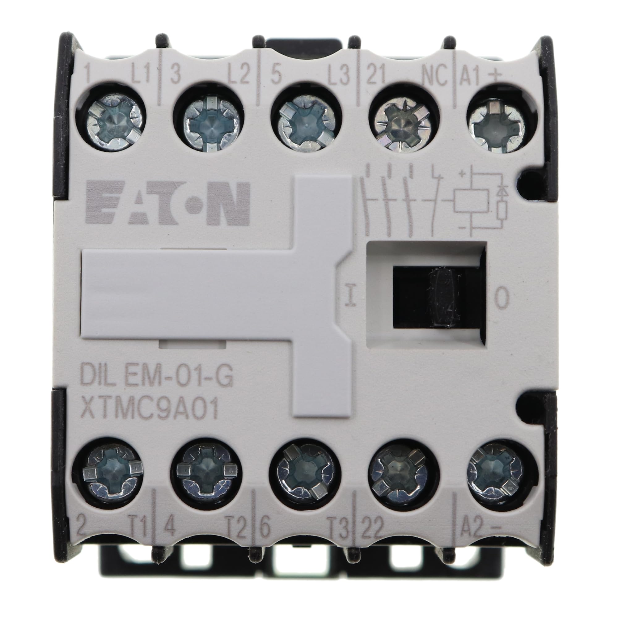 Eaton 24VDC Miniature IEC Magnetic Contactor; No. of Poles 3, Reversing: No, 9 Full Load Amps-Inductive