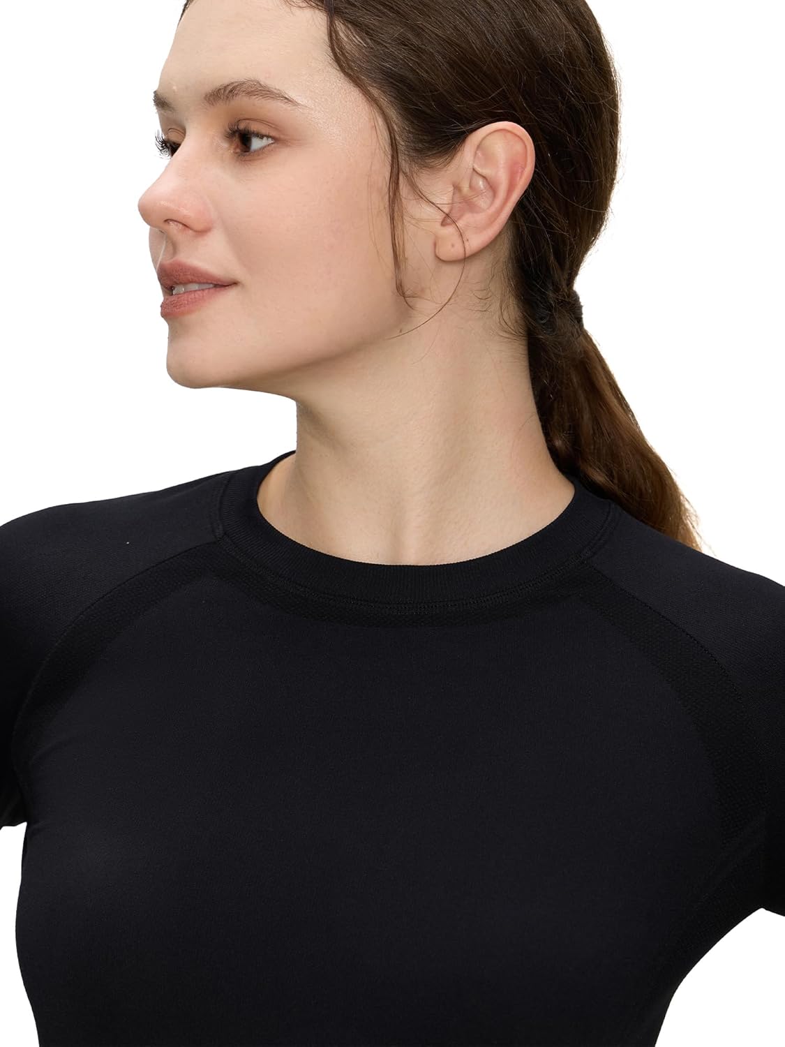 Long Sleeve Workout Tops for Women, Compression Shirt, Sports Running Shirt Breathable Athletic Top Slim Fit - Image 4