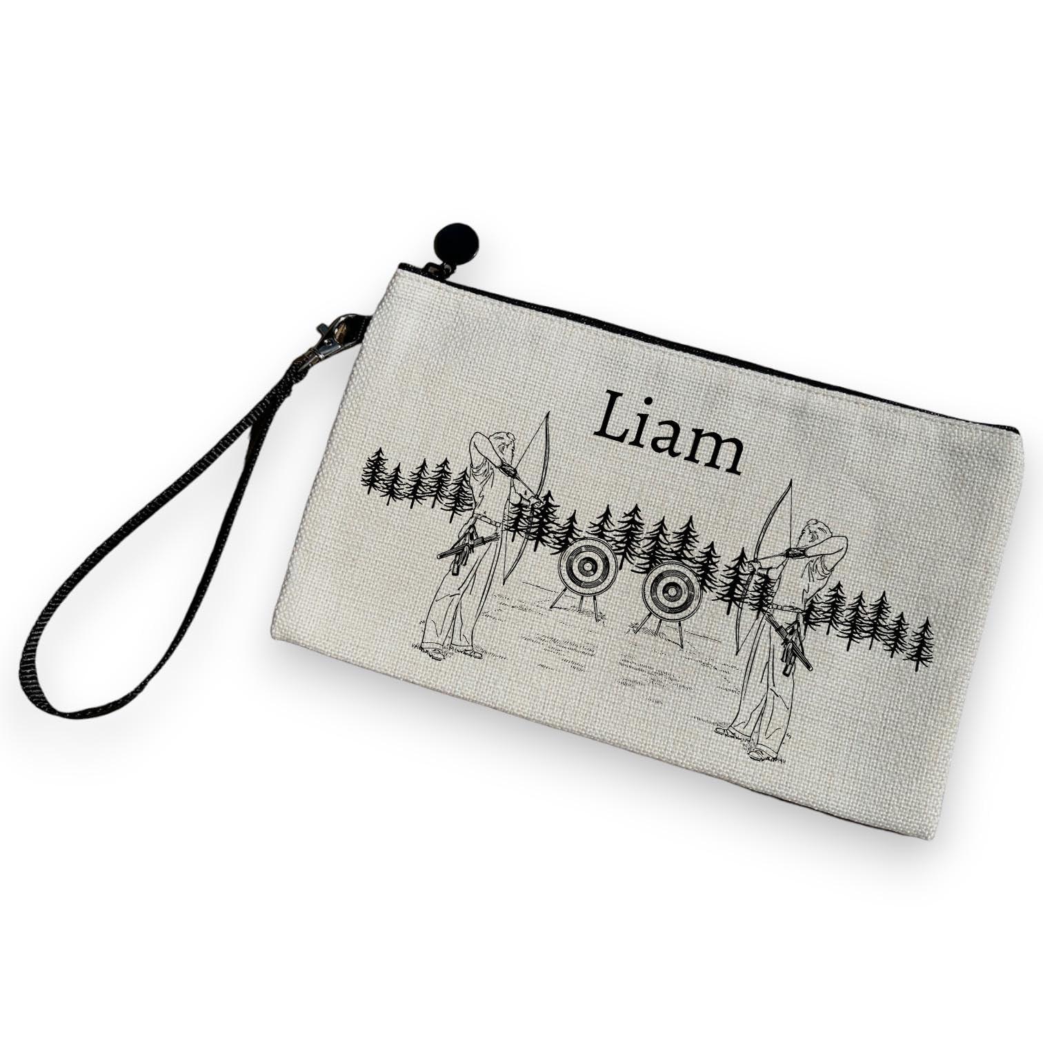 Personalised Archer Pencil Case, Gift For Kids, Back To School Supplies for Teacher, Thank You Gift for Archery Lovers, Stationary Organiser