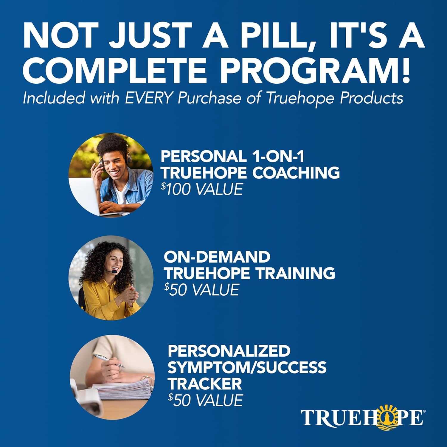 Truehope EMPowerplus Advanced Multivitamin for Women & Men - Broad-Spectrum Multivitamins & Chelated Minerals | 1000% Better Absorption | 37 Research Studies & 28 Years of Success | 30 Day Supply