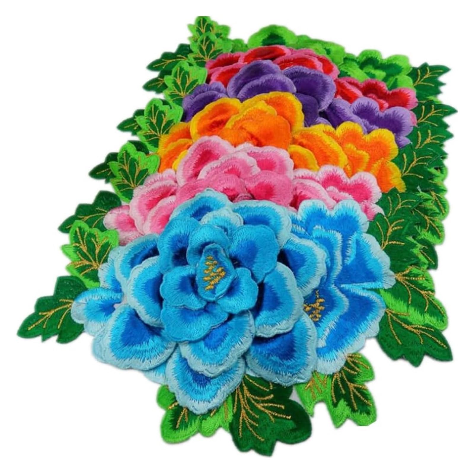 Naszywki na ubrania, DIY ubrania ozdoby do robienia torebek(Rose)