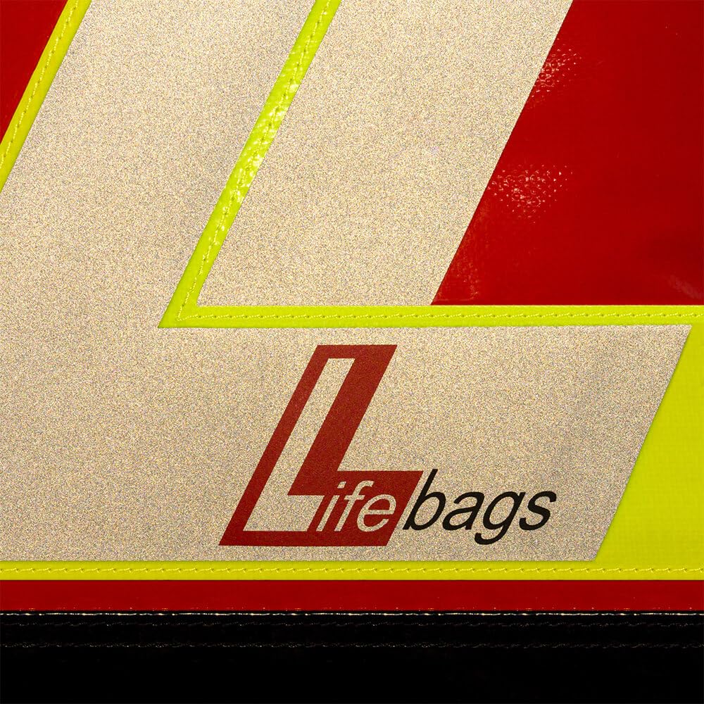 Lifebag Notfallrucksack L, rot/silber/gelb, SÖHNGEN, mit Füllung nach DIN 14142, Art.-Nr. 611043 | Notfallrucksack | Sanitätsrucksack | Erste Hilfe Rucksack