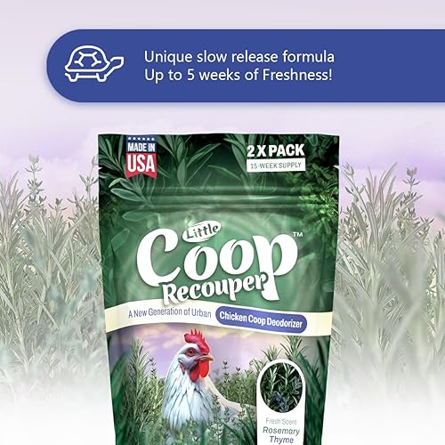 Miniatura 4 de Little Coop Recouper  Una nueva generación de desodorante de gallinero urbano  Fórmula única para liberación lenta  Aroma fresco natural  Suministro