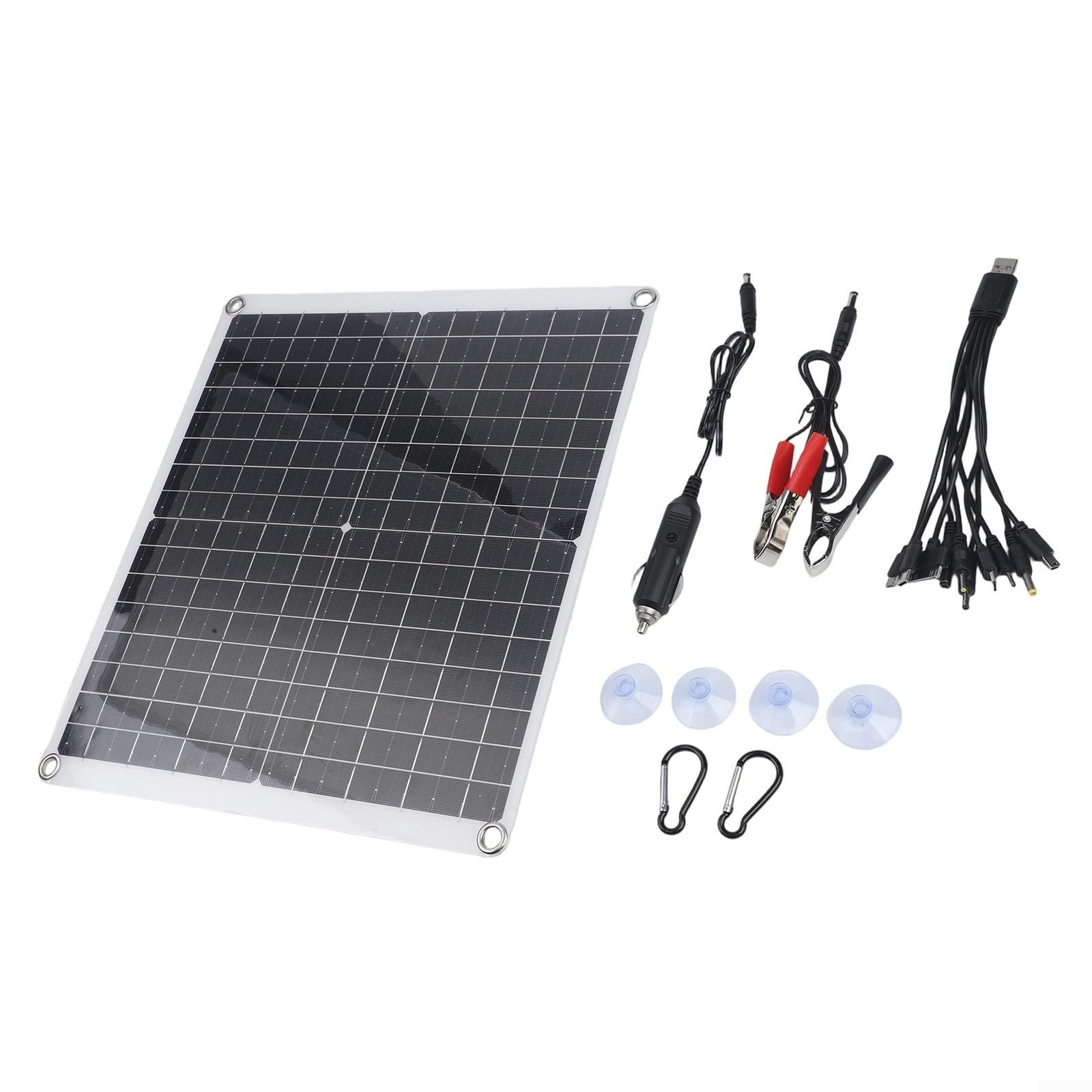 Kit de panel solar flexible de 50W para evitar la descarga de batería de 12V en camiones y barcos