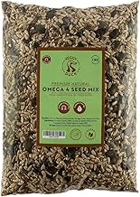 Veggy Duck - Natural Omega 4 Seed Mix (1Kg) - Premium Quality | Four Seeds | Shelled | GMO Free