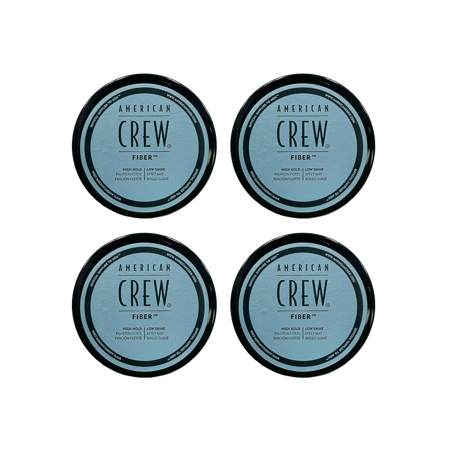 American Crew Fiber for Hold & Shine 1.75 oz (Pack of 4)