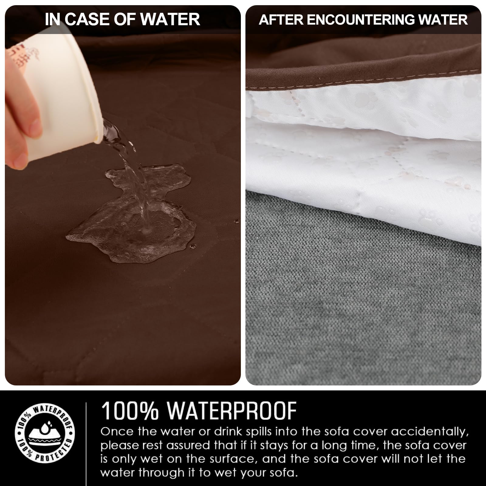 Leorate Waterproof Recliner Sofa Cover - Image 4