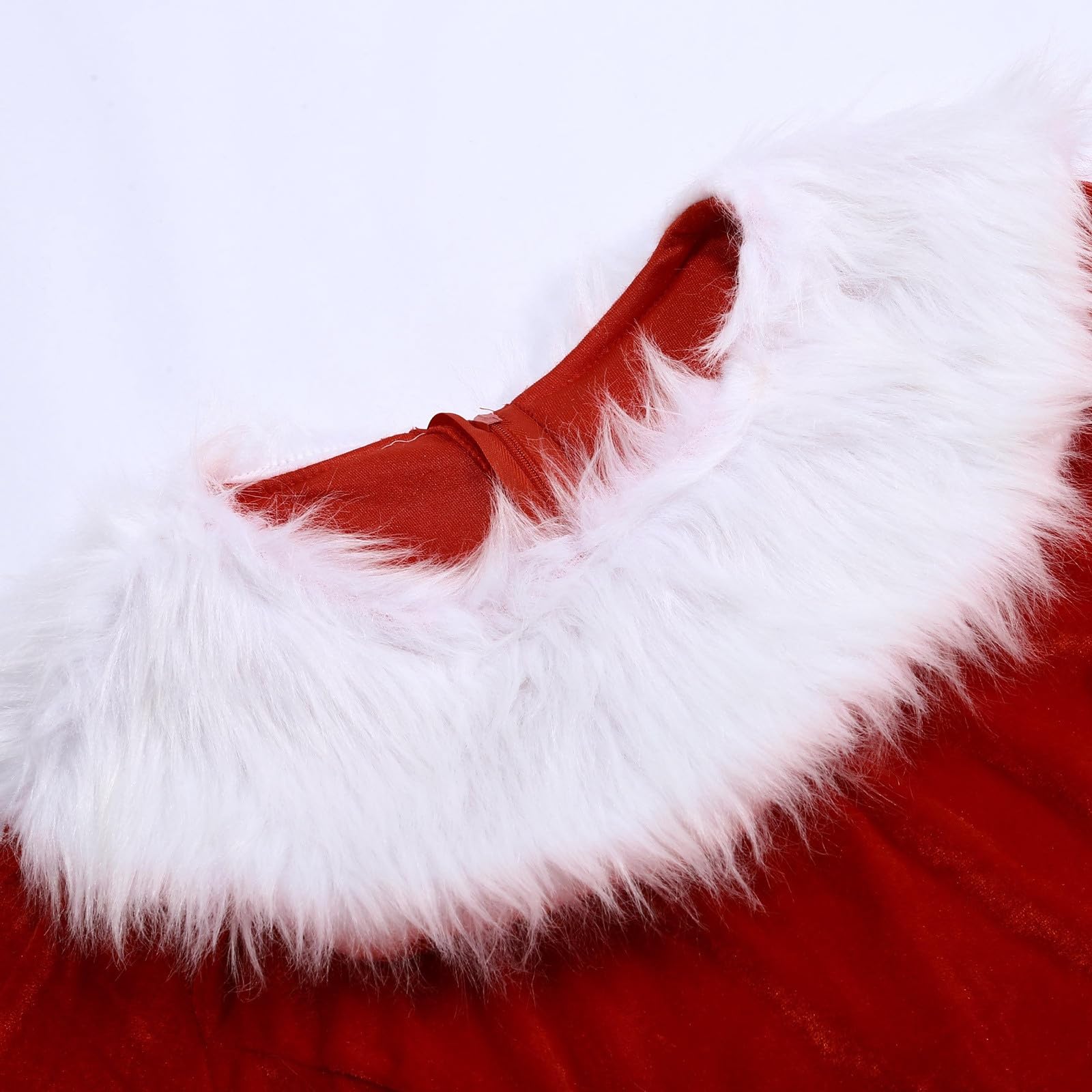 HHRLCH Kostium na Boże Narodzenie Cosplay Damski fartuch z długimi rękawami Zestaw sukienek Zabawny strój pokojówki z motywem świątecznym na przyjęcia świąteczne Wydarzenia tematyczne lub zabawne