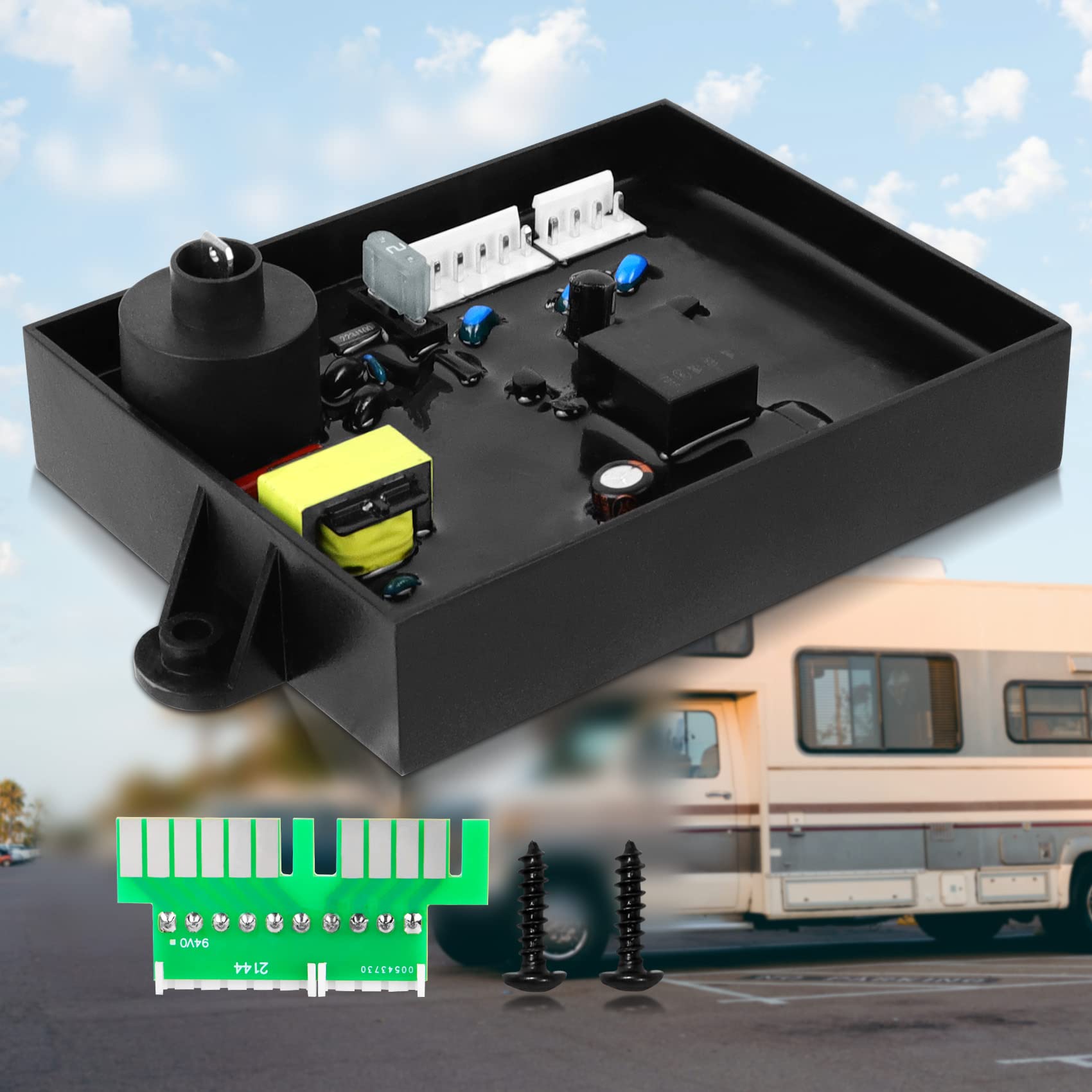 Upgrade 91365 93305 91346 93851Circuit Board Compatible with Atwood,Dometic,RV Water Heater Ignition Control Circuit Board Replace GCH6A-10E, GC6AA-10E,GC10A-4E,GCH10A-4E Use with Gas/Electric 12 VDC