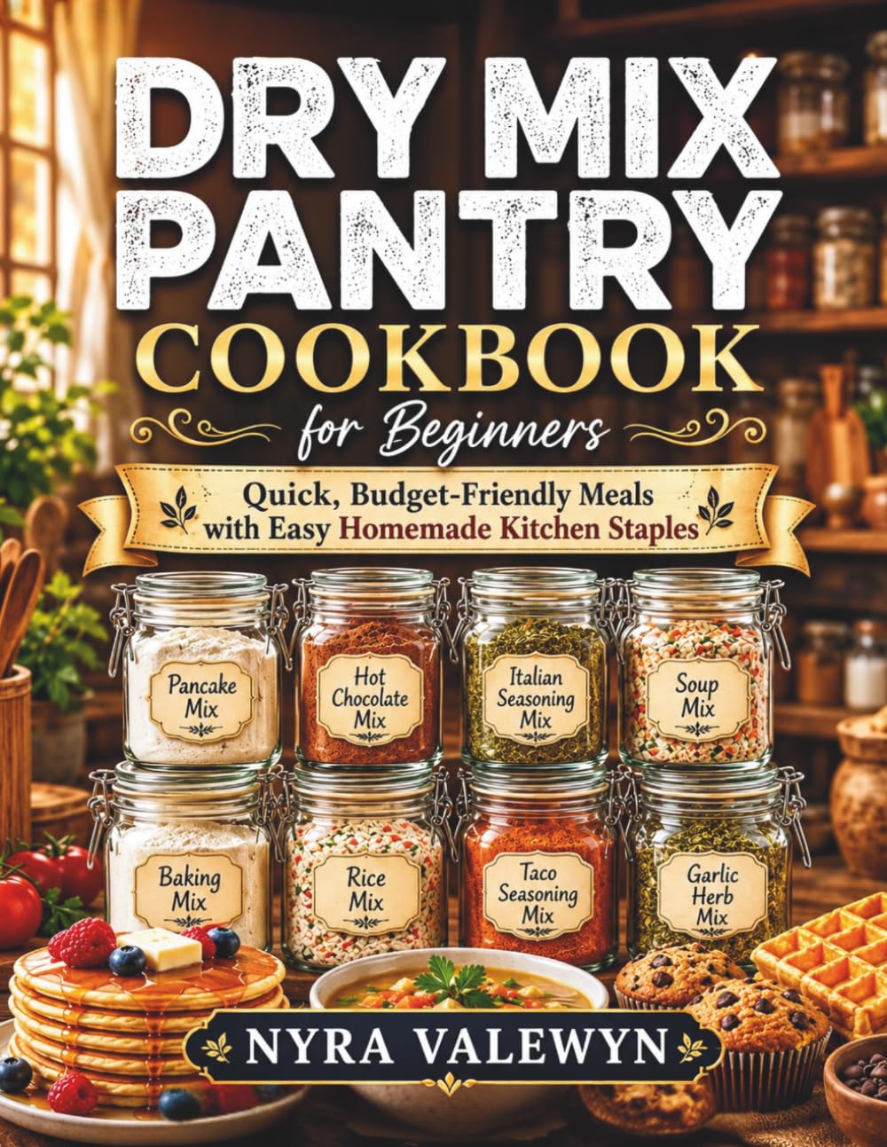 Dry Mix Pantry Cookbook for Beginners: Quick, Budget-Friendly Meals with Easy Homemade Kitchen Staples