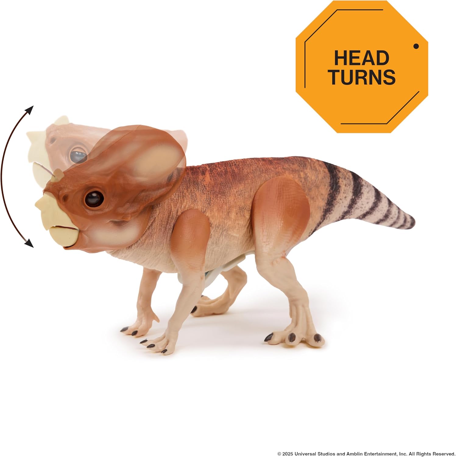 Wow! Stuff: Jurassic World Dolores Deluxe Puppetronic by RealFX - Interactive Baby Aquilops, 30+ Actions & Sounds, Realistic 15" Dinosaur Toy, Ages 8+
