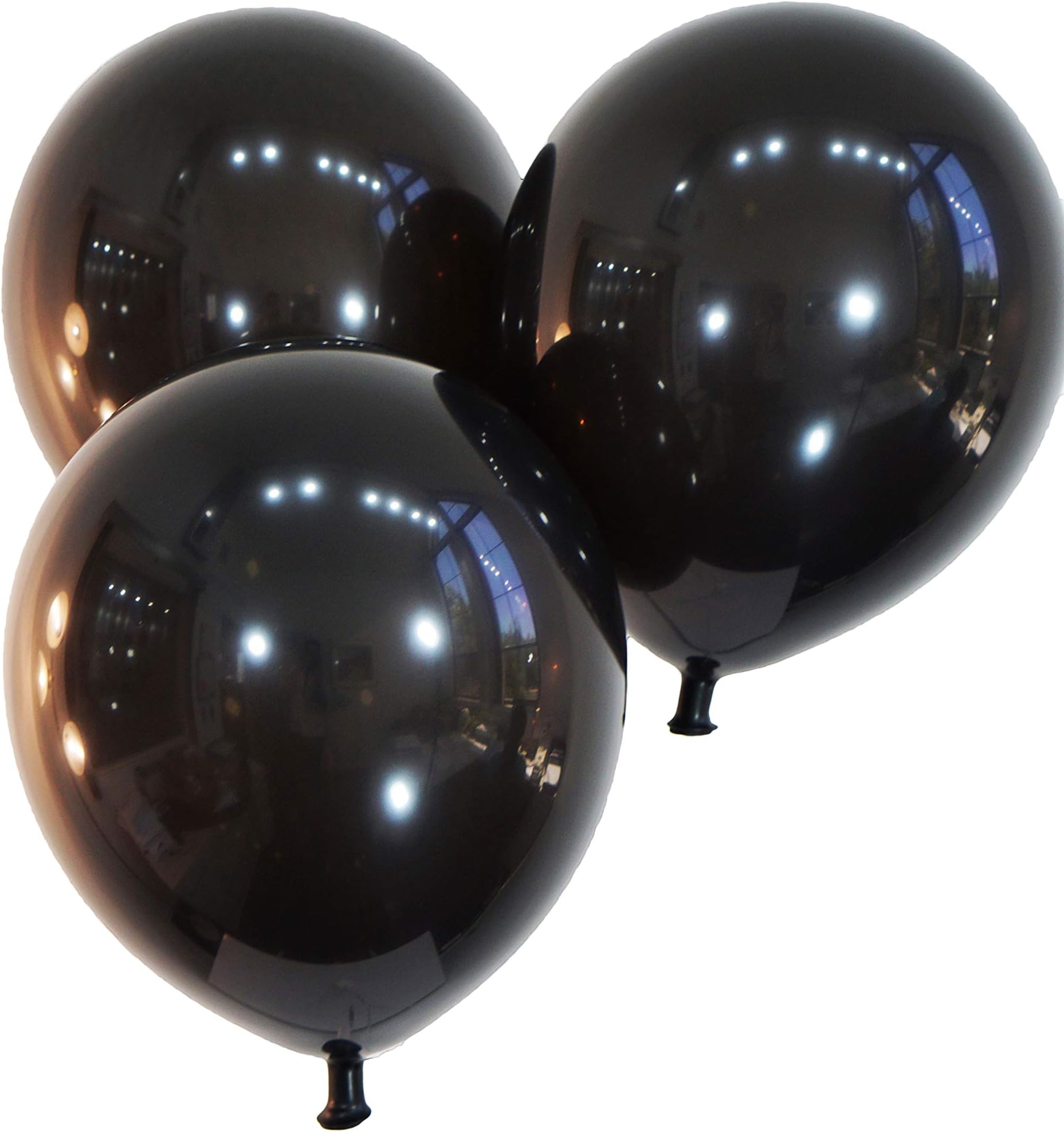 Creative Balloons Celebrity 9" Latex, Decorator Midnight Black, 144 Piece