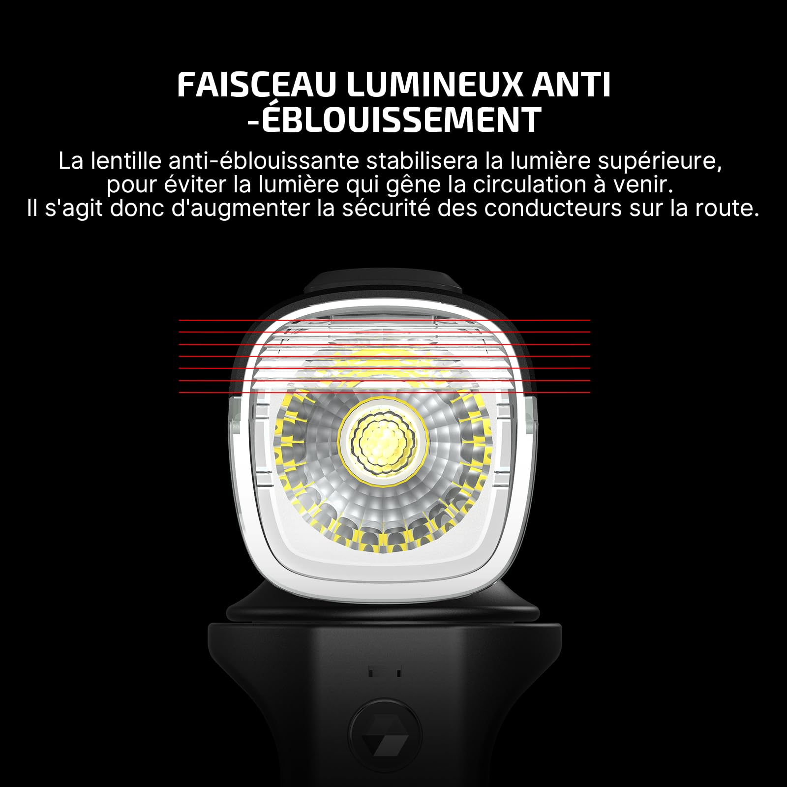 OLIGHT RN800 Éclairage de Bicyclette Étanche Lumière Avant de vélo Puissante 800 Lumens Portée 137 Mètres Projecteur Rechargeable avec Batterie avec Télécommande sans Fil pour Cyclisme VTT