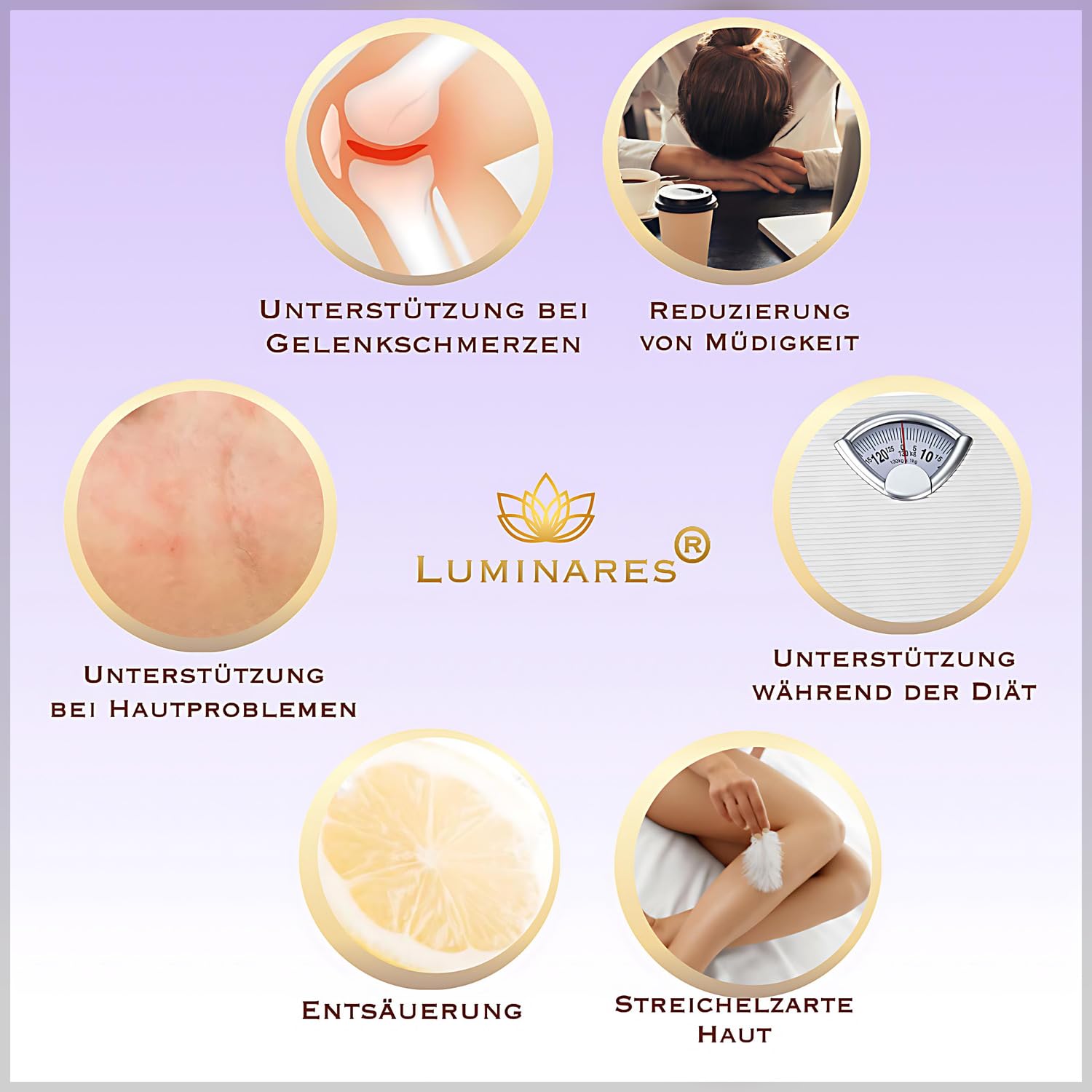 Luminares Bagno basico, sale da bagno basico per disintossicazione e disacidificazione, bagno completo, pediluvio, peeling, 3000 g di gemma luminosa