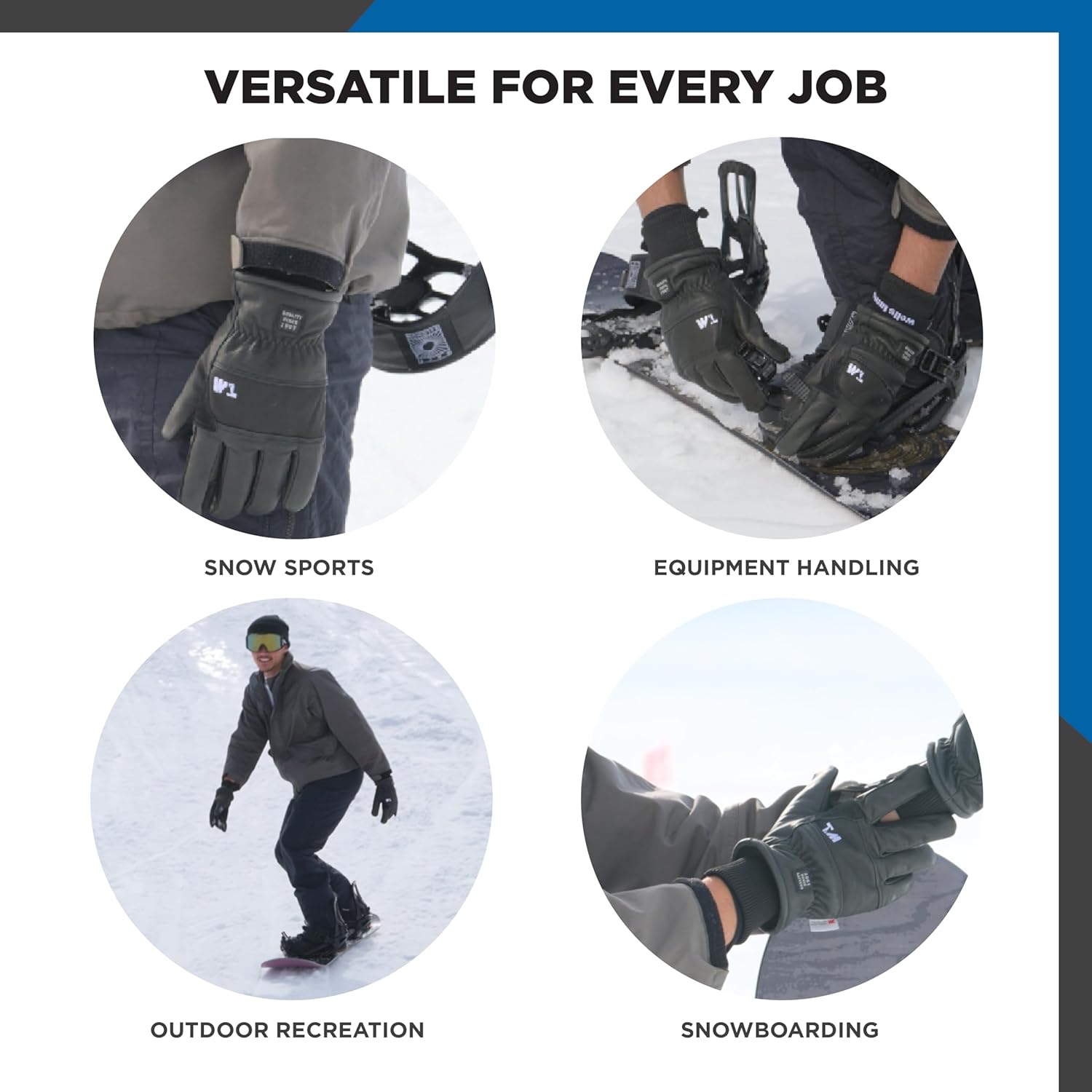 Wells Lamont HydraHyde Winter Gloves for Women & Men, Insulated for Cold Weather, Snow & Ski Gloves (Black, Small) - Image 5