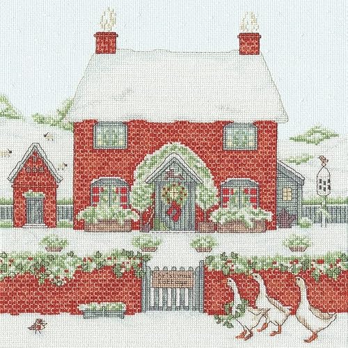 Bothy Threads Cross Stitch Kit - Christmas Cottage