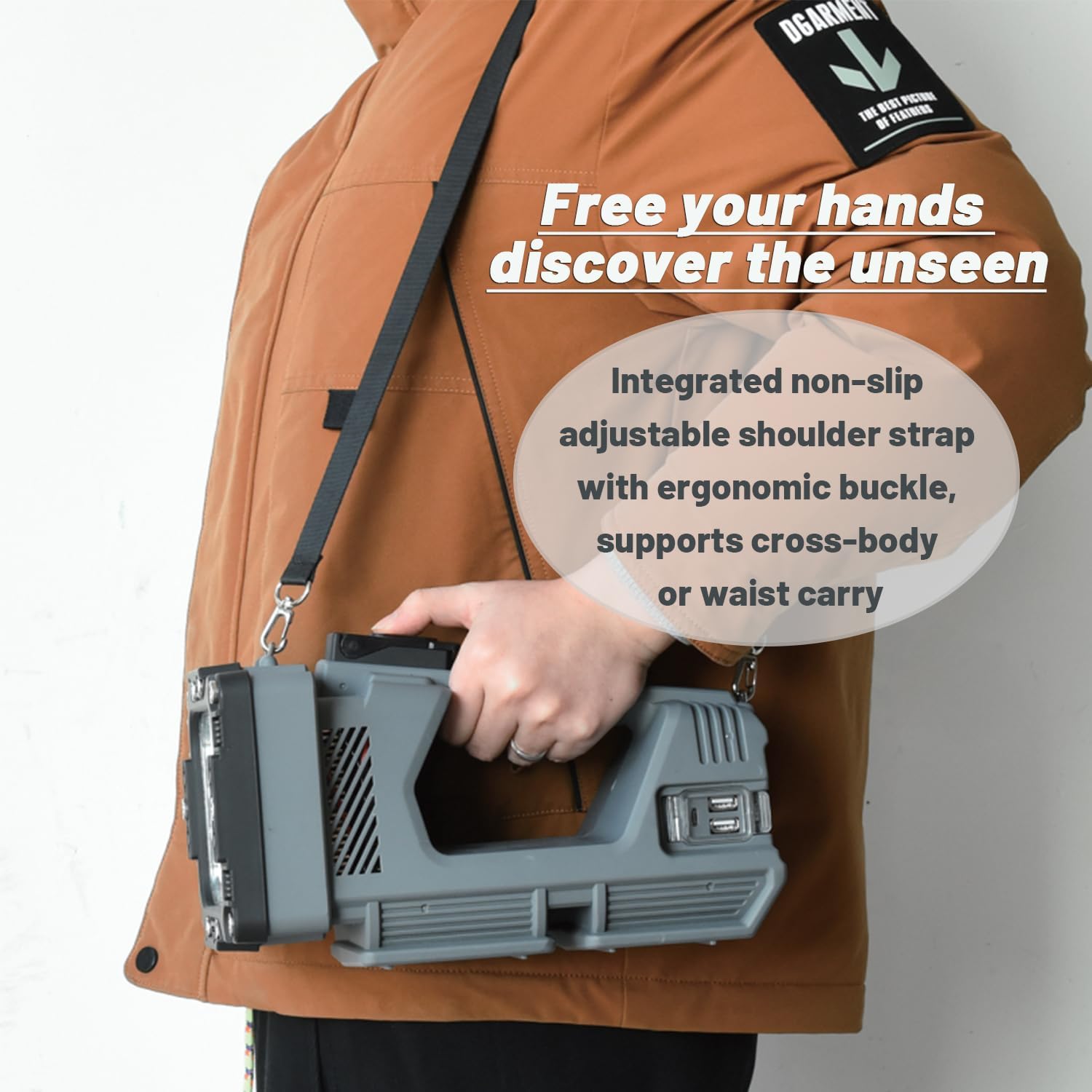  Rechargeable Spotlight Flashlight 23500 High Lumens, USB-C Fast Charging Search Light for Outdoor Camping, Emergency, Hiking, Power Outage, Car Breakdown, Search and Rescue(W5233-1) - Image 7