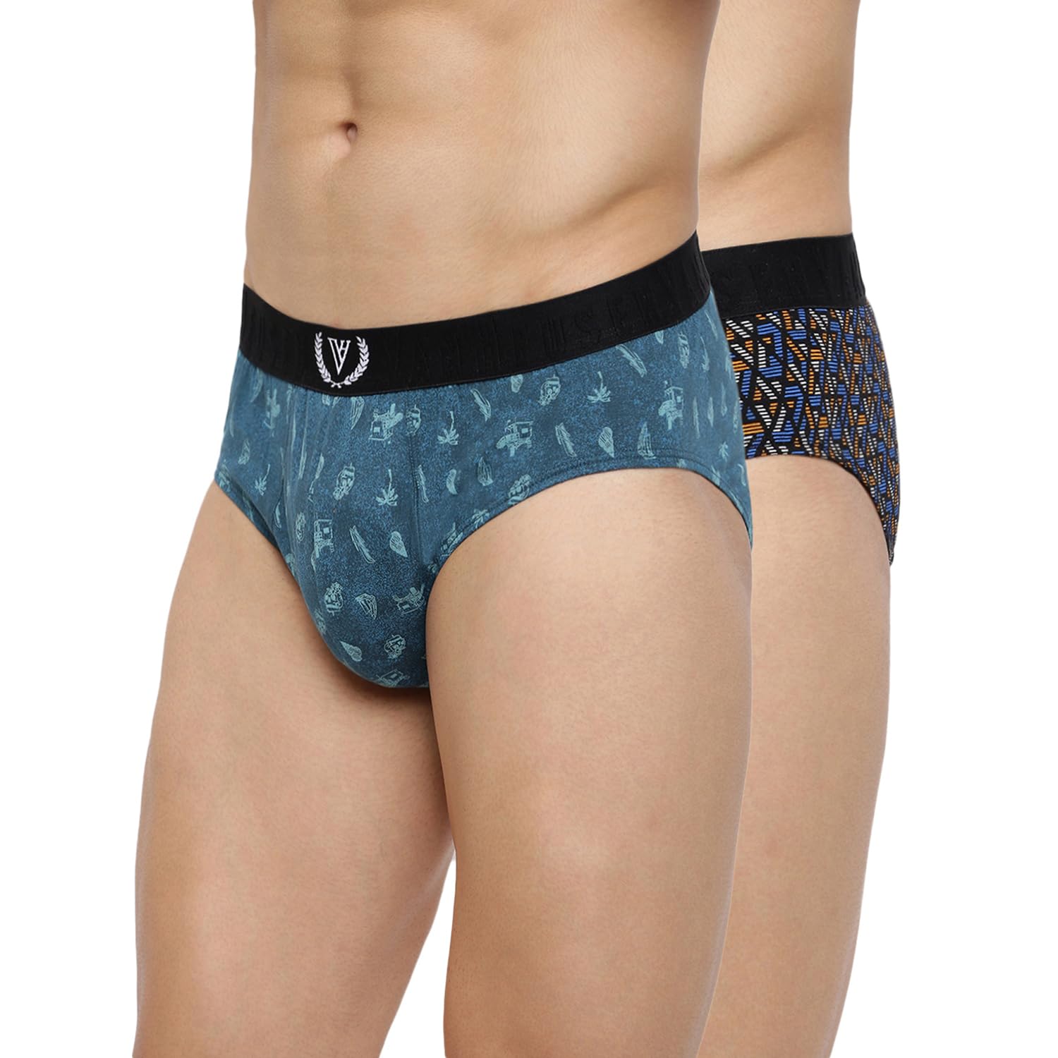 van heusen Men's Cotton Blend Classic All Over Print Briefs-picture-23