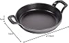 STAUB 40509-552-0 Cast Iron Round Roasting Dish, Grey, 16 cm