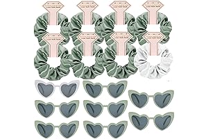 Satin Bridesmaid Scrunchies Bachelorette Hair Ties