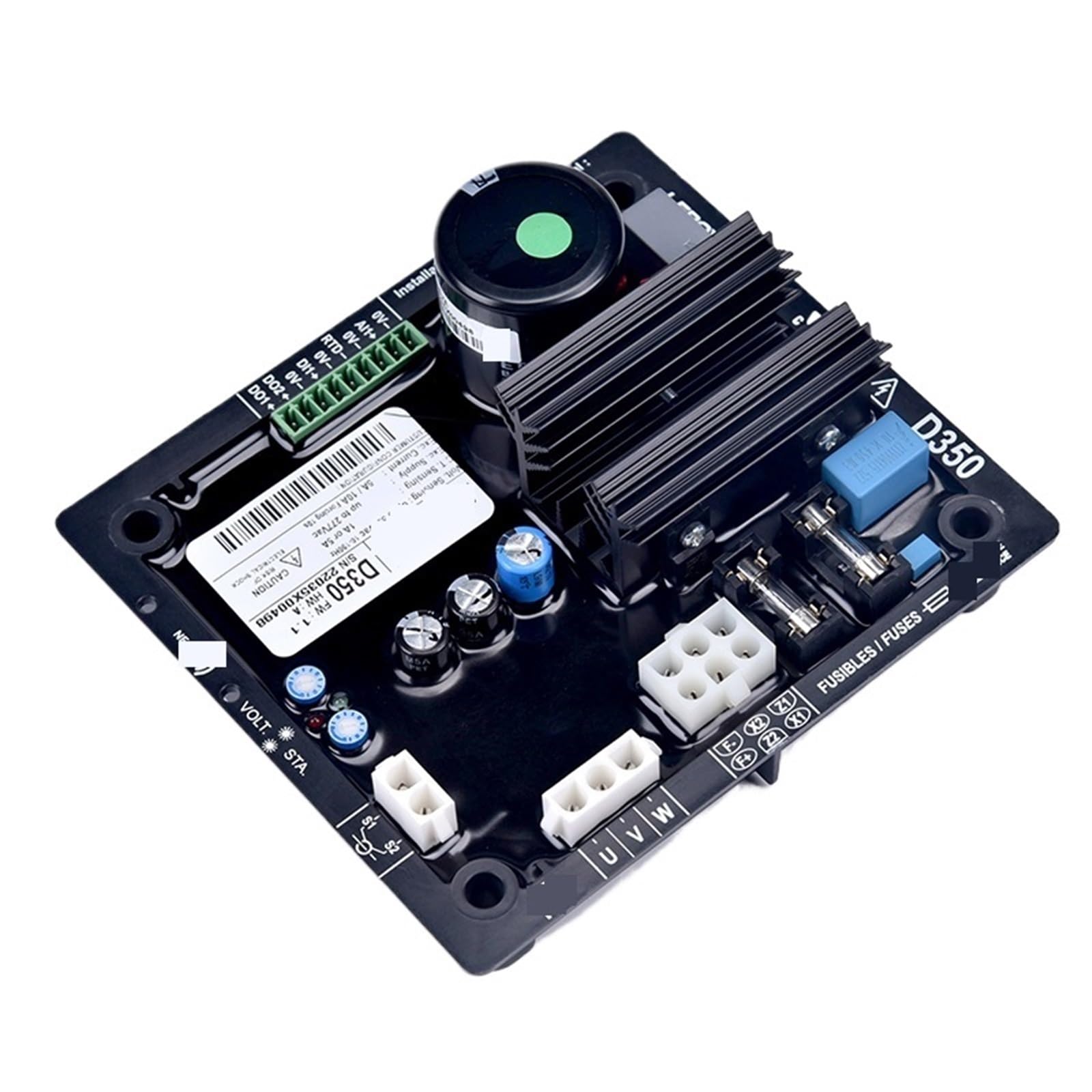 XXUCZVRYO 1pcs D350 generator AVR digital automatic voltage regulator board for motor component stabilizer(D350 Original)