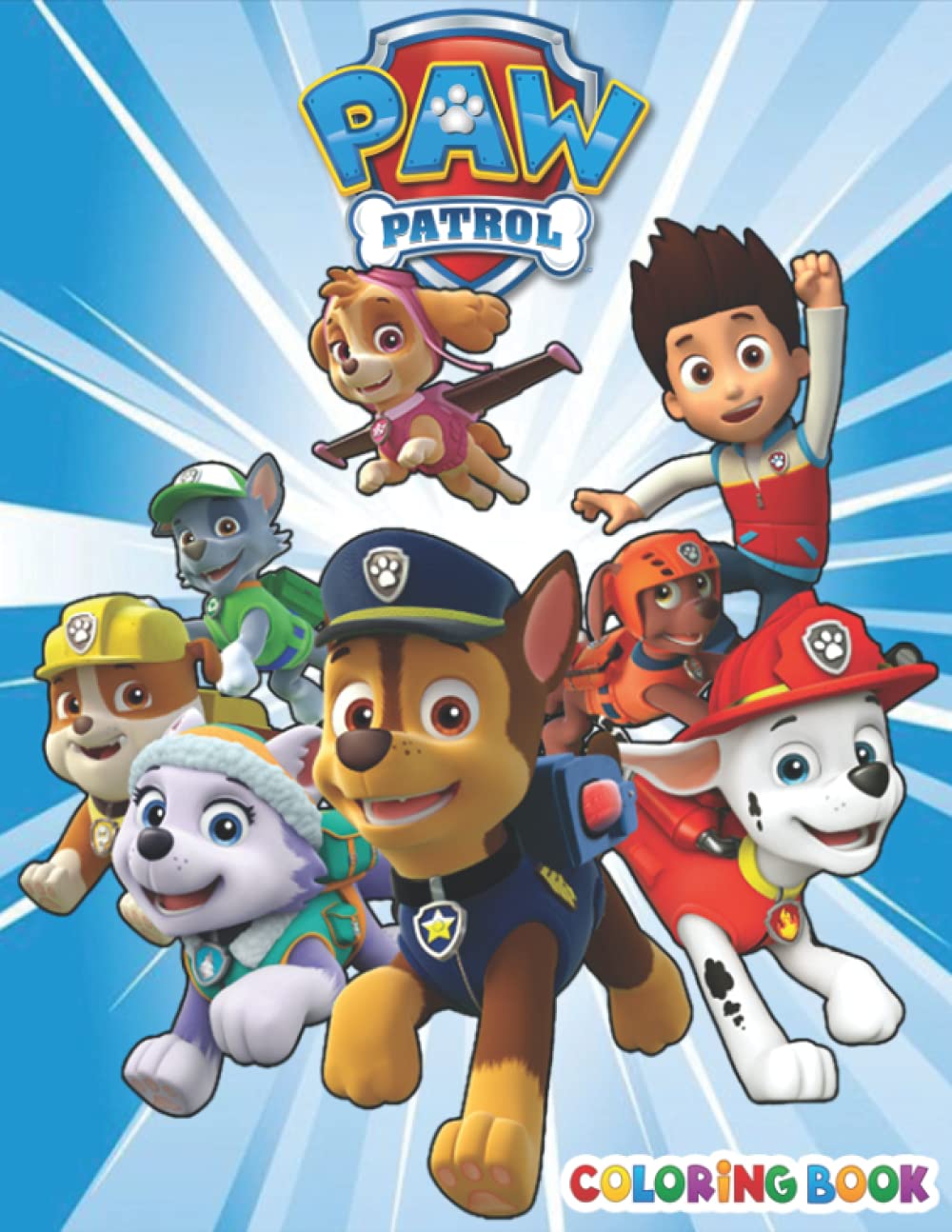 Buy Paw Patrol Coloring Book: +50 Amazing Paw Patrol Coloring pages for ...