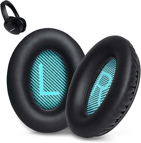 Almohadillas de repuesto para auriculares Bose, almohadillas de repuesto para Bose QuietComfort 25QC35QC35 IIAe2Ae2i  Ae2w  SoundLink 1 y 2-Cuero