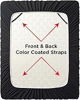 Vista 167 de Empyrean Charcoal Grey Extra Deep Pocket Fitted Sheet Full Size, Hotel Luxury Deep Pocket Full Size Fitted Sheet Only Easily Fits 18 to 24 Inch