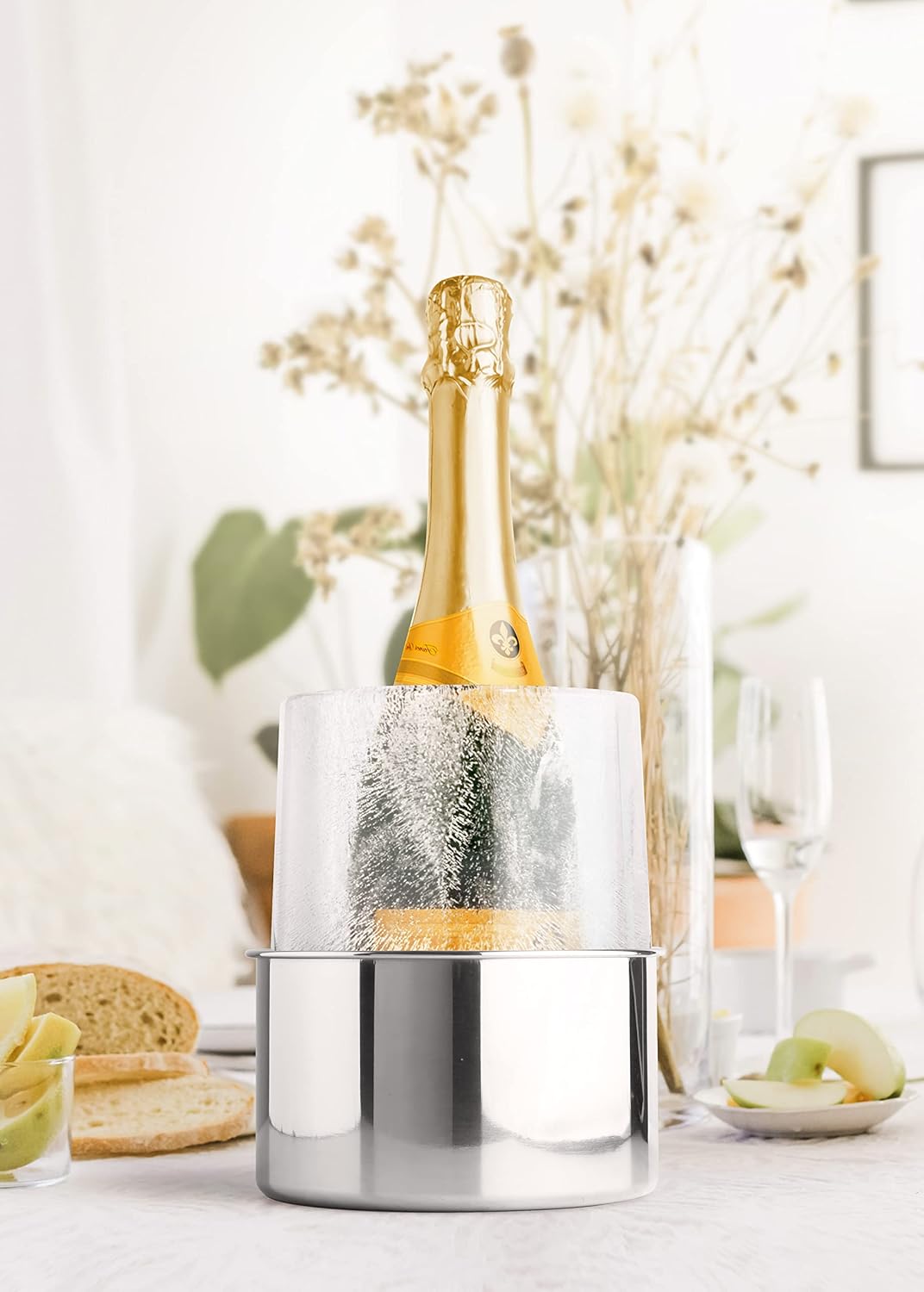 Final Touch Ice Bottle Chiller - Versatile Centerpiece for Special Events - Easy-to-Use and Long-Lasting Chill - Customize for Any Occasion (FTC14)