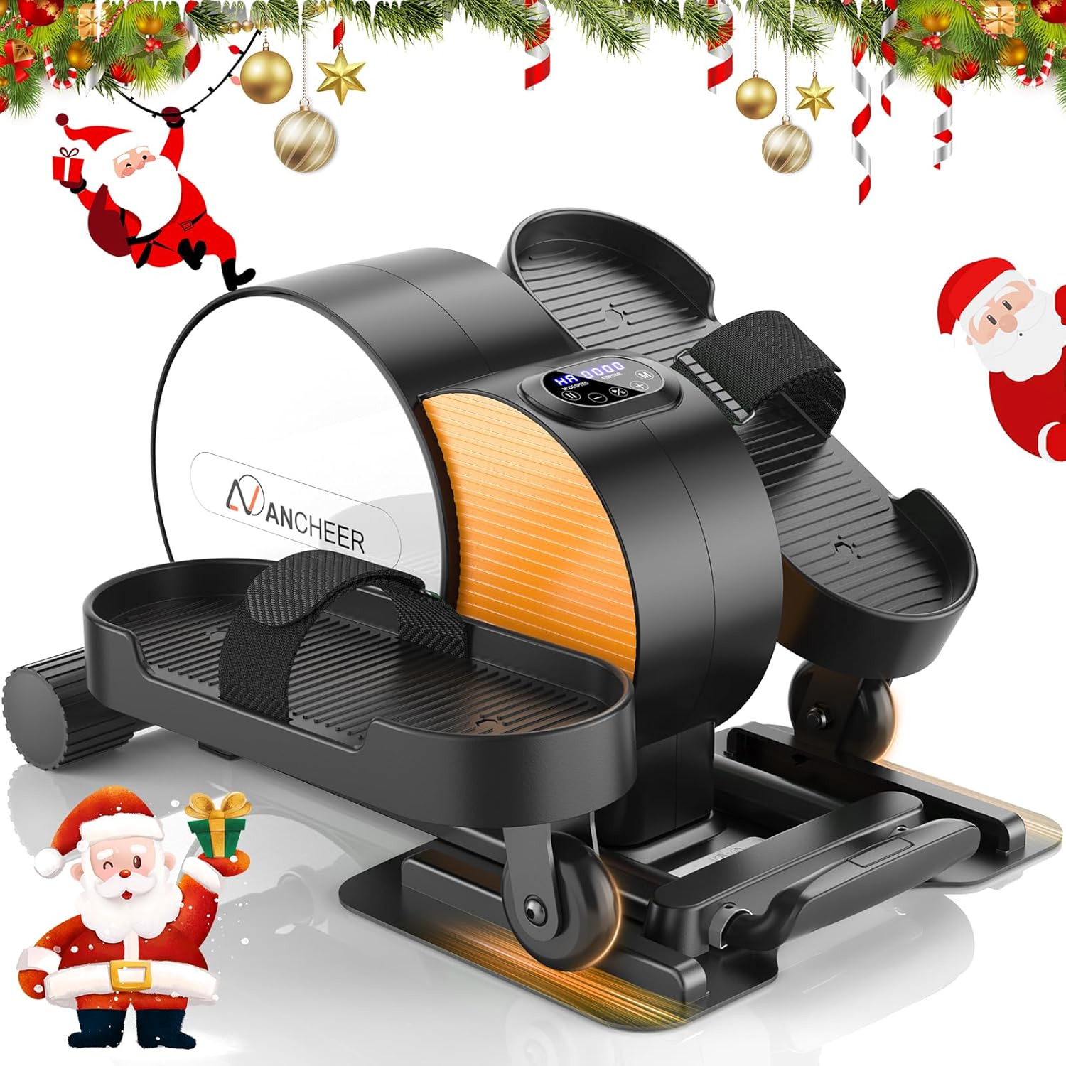 Under Desk Elliptical, Leg Exerciser While Sitting for Seniors with Remote Control, Display Monitor, Electric Seated Pedal Exerciser for Home Office, Ellipse Leg Exerciser as Seen on TV Under Desk Elliptical, Leg Exerciser While Sitting for Seniors with Remote Control, Display Monitor, Electric Seated Pedal Exerciser for Home Office, Ellipse Leg Exerciser as Seen on TV