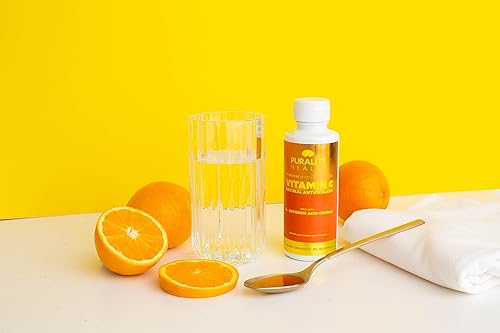 Miniatura 3 de PURALITY HEALTH Suplemento líquido de vitamina C de 1000 mg por porción, absorción liposomal mejorada, sin OMG, sin gluten, vegano, suministro para