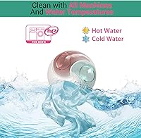 Vista 10 de WBM Cápsulas de detergente para ropa para el hogar, aroma de fragancia primaveral, 32 unidades, cápsulas de lavandería concentradas HE con 10 veces