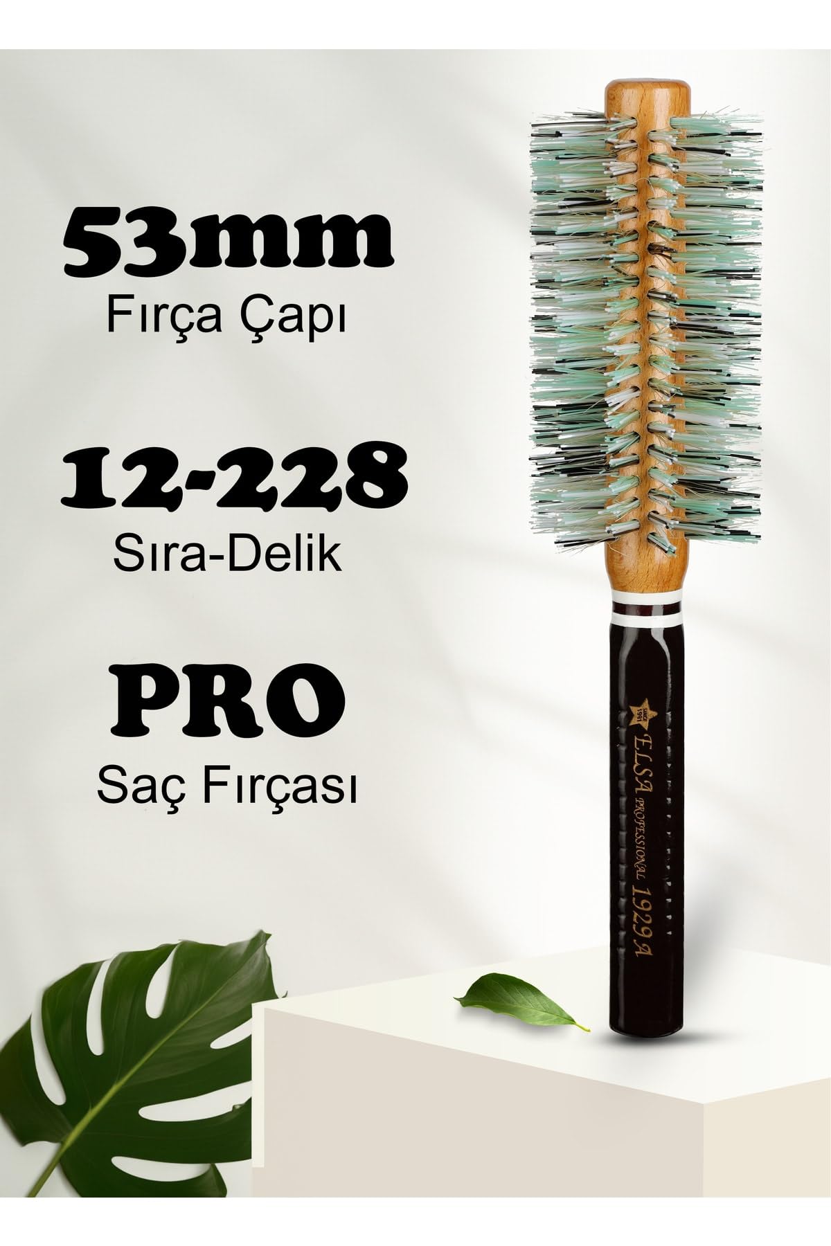 Elsa Professional 1929A Natürel Saç Fırçası