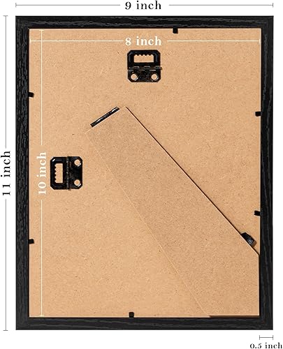 Miniatura 4 de eletecpro 8x24 Collage Picture Frame with 1 Mat Display 5Pcs 4x6 Photos with Mat or 1Pc 8x24 Picture without Mat, Picture Frames Collage Wall Decor