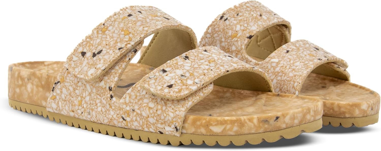 Fleks Riviera Two-Strap Adjustable Sandals, Comfort Recovery Footwear, Arch Support, Water-Friendly Foam, Beach Walking Sandals