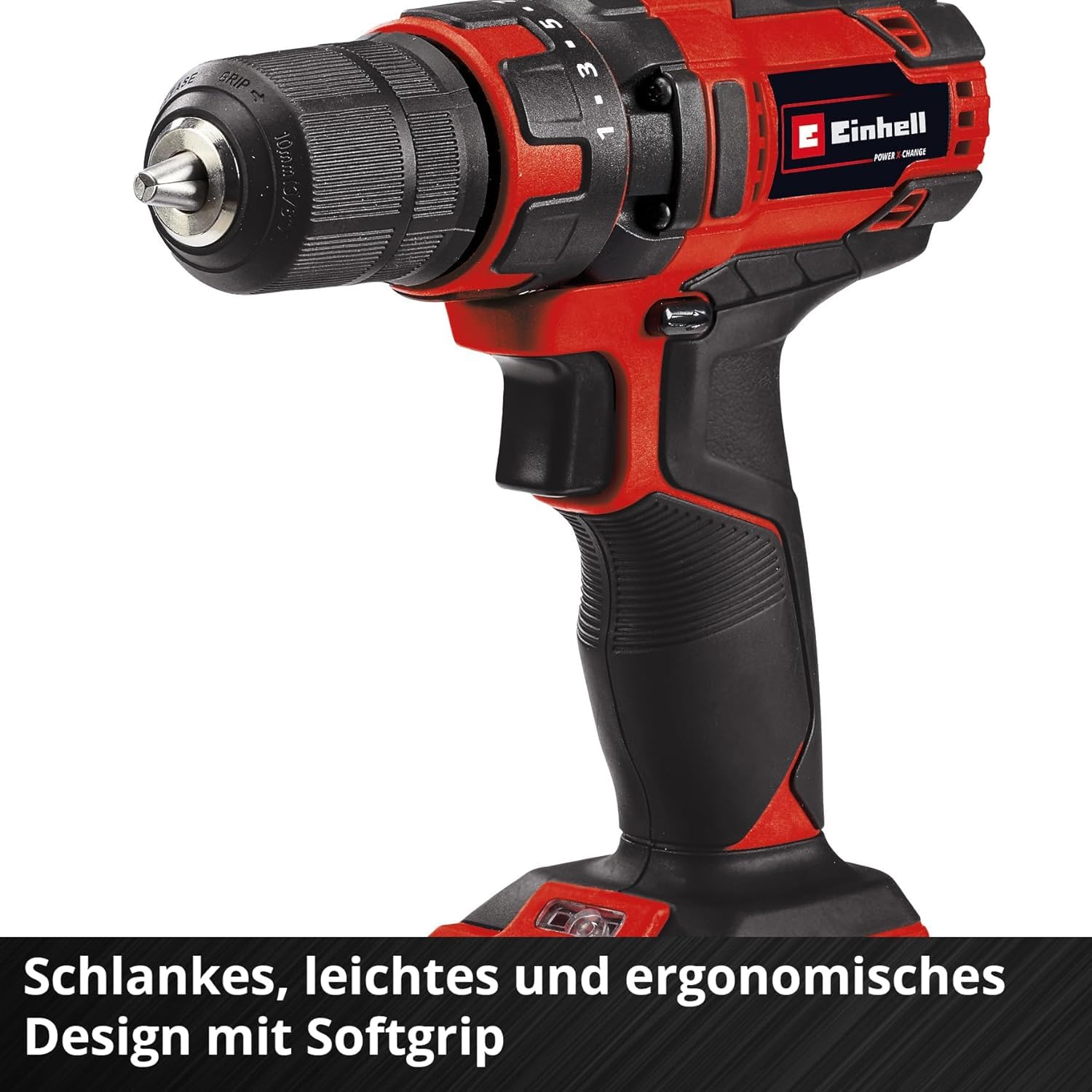 Einhell Akkuschrauber TC-CD 18/35 Li-Solo Power X-Change (Li-Ion, 18 V, 550 min.-1, 35 Nm, 10 mm Bohrfutter, ohne Akku und Ladegerät)