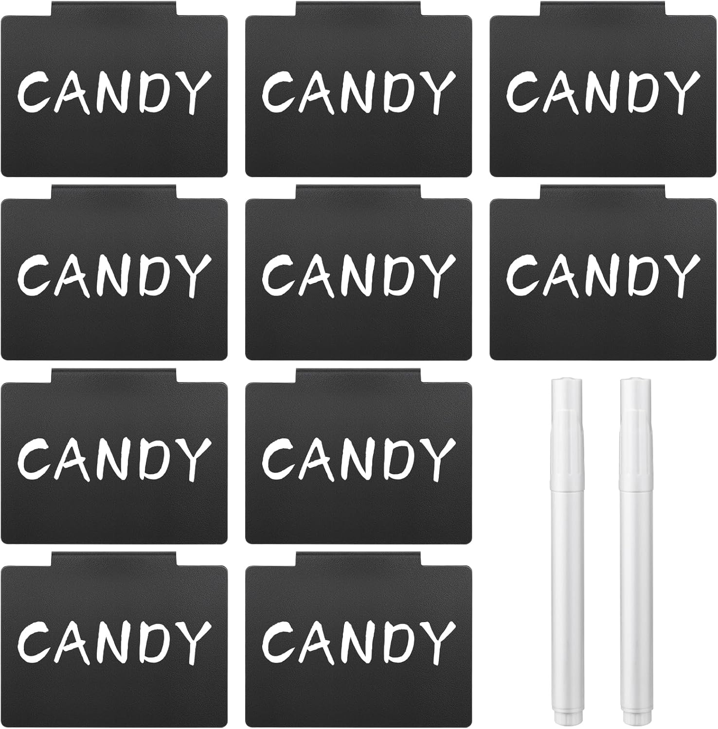 Basket Labels Clip On for Storage Bins Plastic Removable