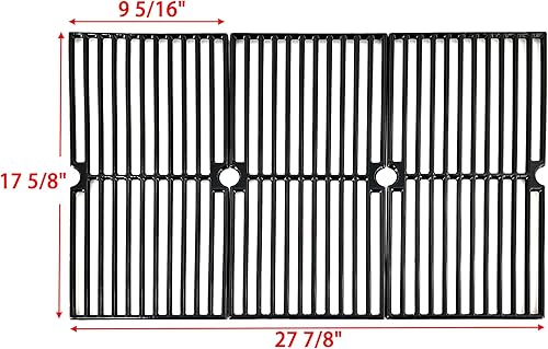 Miniatura 2 de Direct store Parts DC118 - Rejilla de cocción de hierro fundido para Brinkmann 810-1415-F, 810-1470, 810-8300, 810-8300-F, para Grill King