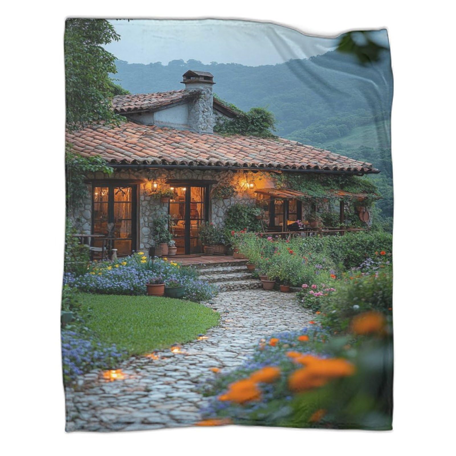 Couverture velours peluche imprimée 3D flanelle haut de gamme 200x230