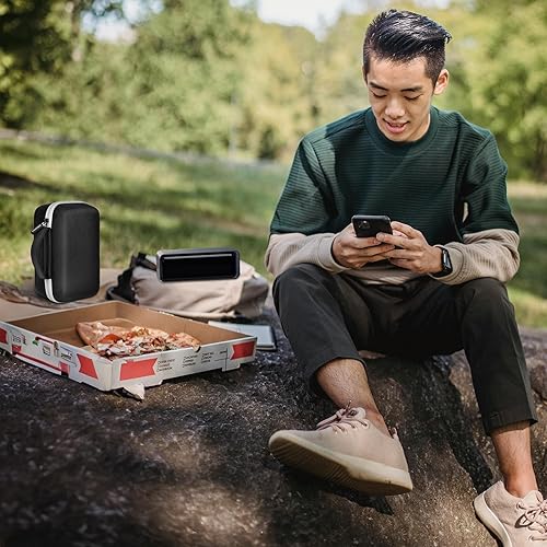 Miniatura 4 de Funda compatible con Anker Prime Power Bank 25000, 26250, 27650, 20100mAh y base de carga de 100W, soporte de viaje de almacenamiento para portátil