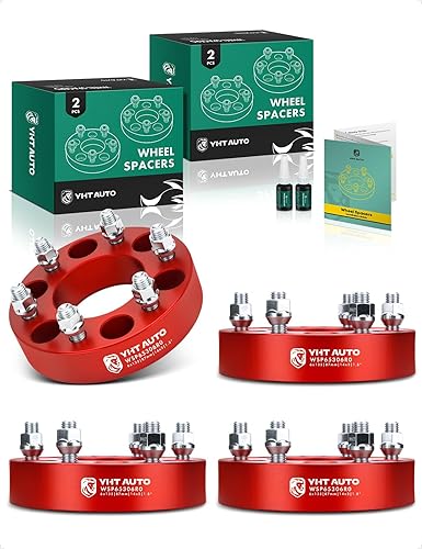 Miniatura 16 de YHTAUTO Espaciadores de rueda de 1.5 pulgadas para Ford F-150, Expedition y Lincoln Navigator 2003-2014, Mark LT, espaciadores de neumáticos Negro