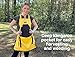 Grampa's Garden Apron - Cross Back Gardening Apron With Pockets For Women & Men | Harvest Apron with Large Kangaroo Pouch (Yellow)