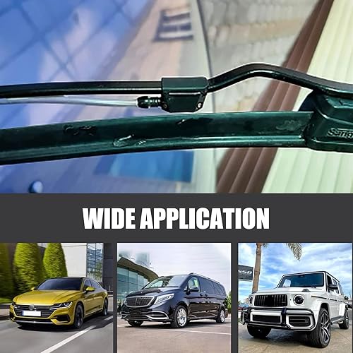 Miniatura 5 de neynavy 2 piezas universales para limpiaparabrisas delantero de automóvil, boquilla pulverizadora, rociador de agua para ventana montada en el