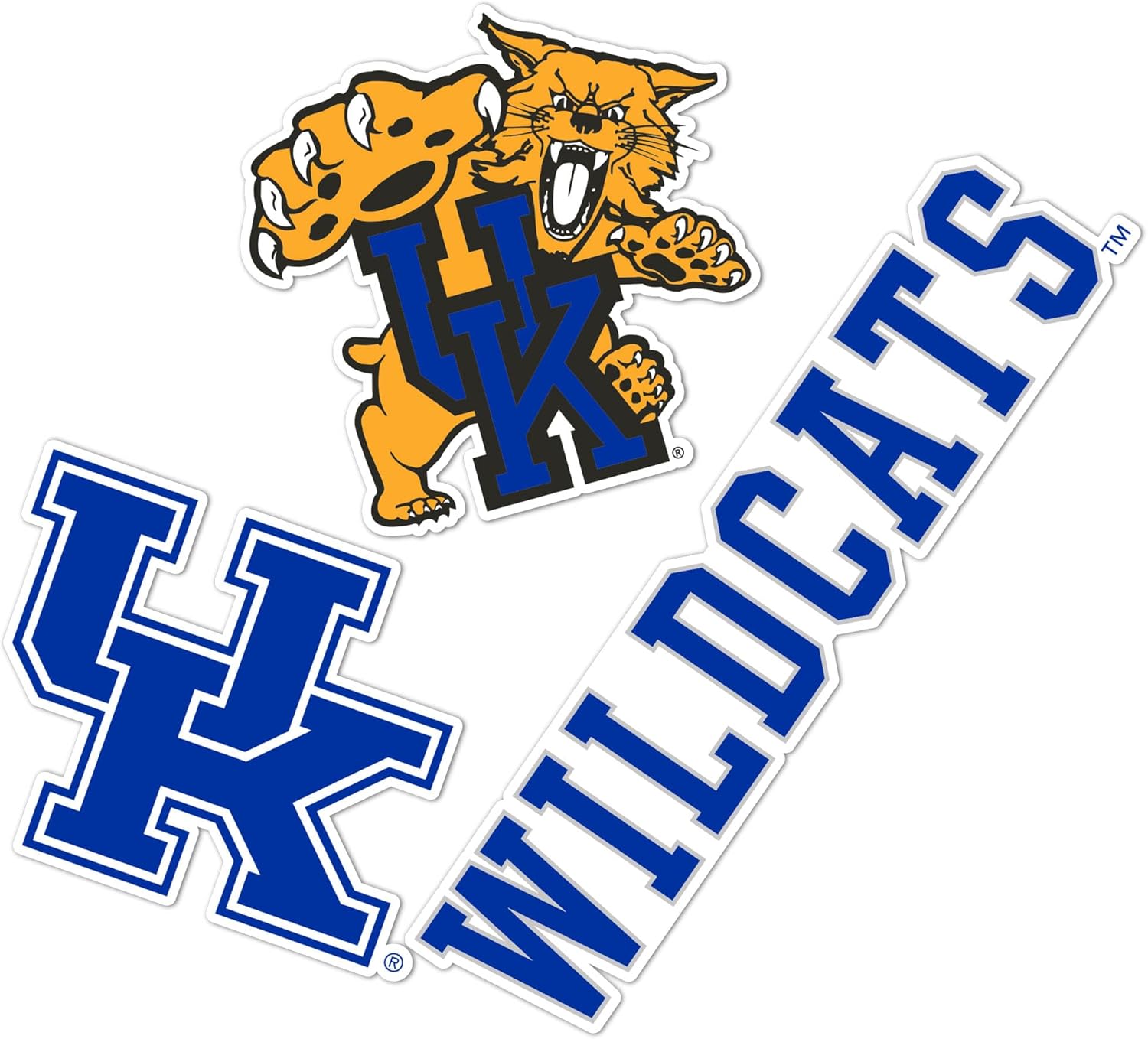 Desert Cactus University of Kentucky Sticker Wildcats UK Vinyl Decals Laptop Water Bottle Car Scrapbook T5 (Type 5-1)