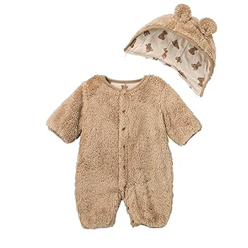 CARAMEL アイボリー ロンパース 12M CARAMEL アイボリー ロンパース 12M